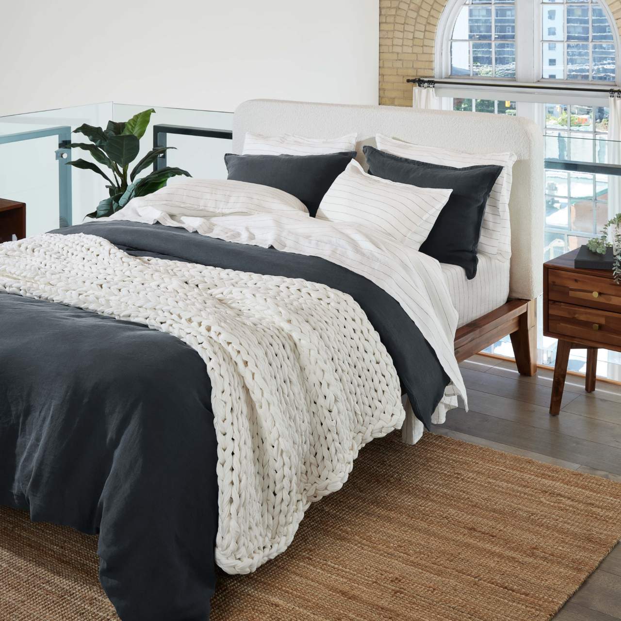 Cocoon™ European Linen Fitted Sheet